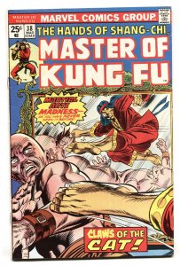 Master of Kung Fu #38 1976 comic book 1st appearance of The Cat