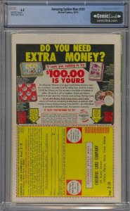 AMAZING SPIDER-MAN #101 CGC 6.5 1ST MORBIUS THE LIVING VAMPIRE WHITE PAGES