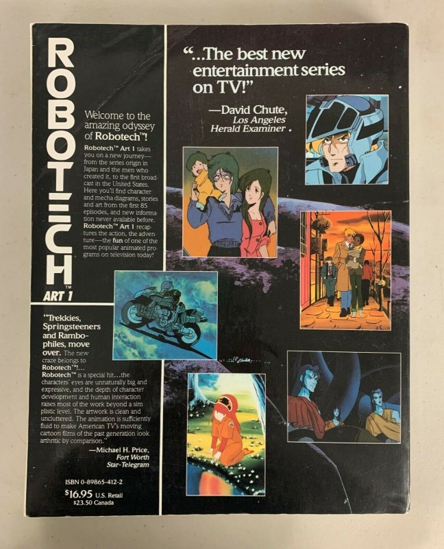 Robotech Art 1 From the Animated Series Robotech 1986 Paperback  