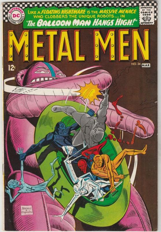 Metal Men #24 (Mar-67) VF/NM High-Grade Metal Men (Led, Tina, Tin, Gold, Merc...