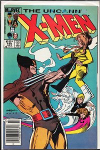 The Uncanny X-Men #195 Newsstand Edition (1985) X-Men