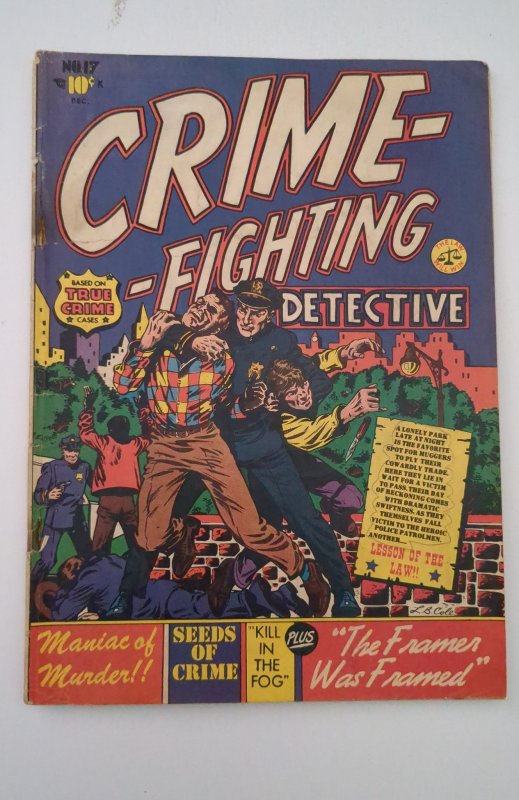 Crime Fighting Detective #17 (Dec 1951, Star) Good- 1.8 L.B. Cole cover