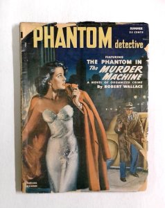 Phantom Detective--Summer 1952--The Murder Machine by Robert Wallace--Pulp Thril