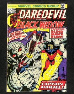 Daredevil #107 Captain Marvel!