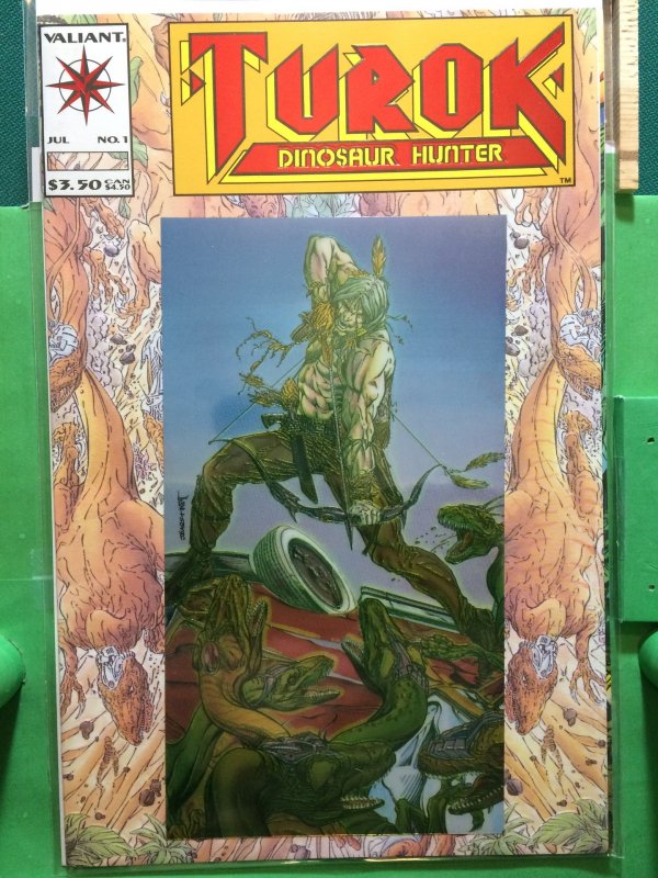 Turok Dinosaur Hunter #1 metallic cover