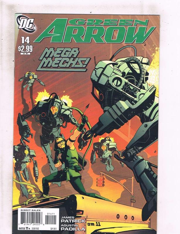 Lot of 5 Green Arrow DC Comic Books #9 10 11 12 14 MS19