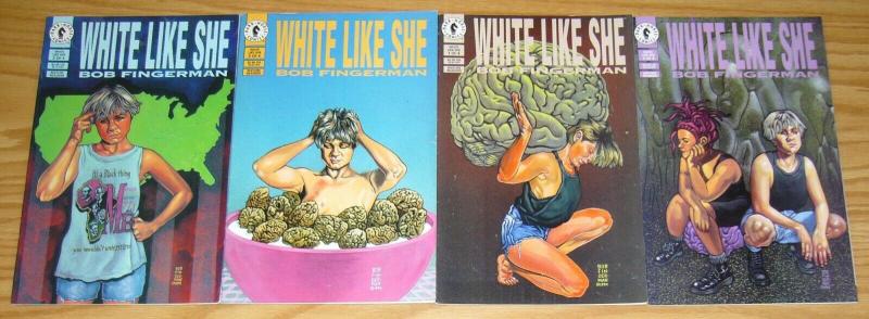 White Like She #1-4 FN/VF complete series BOB FINGERMAN interracial transgender