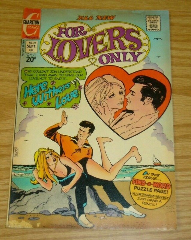 For Lovers Only #73 GD Charlton | low grade comic - save on shipping - spanking