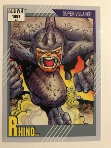 RHINO #73 : Marvel Universe 1991 Series 2 card; Impel, NM/M Hi Grade