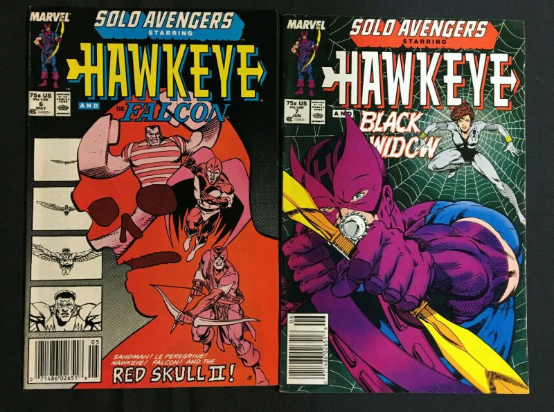 SOLO AVENGERS STARRING HAWKEYE 16 COMICS LOT VG/NM INCLUDES #3, 5-19