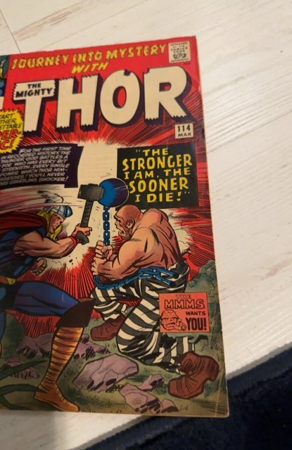 Journey into Mystery #114 (1965)first absorbing man