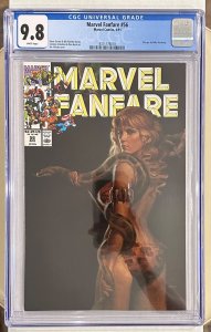 Marvel Fanfare #56 CGC 9.8 GORGEOUS JOE CHIODO Cover 1 of 21 on CENSUS! (1991)