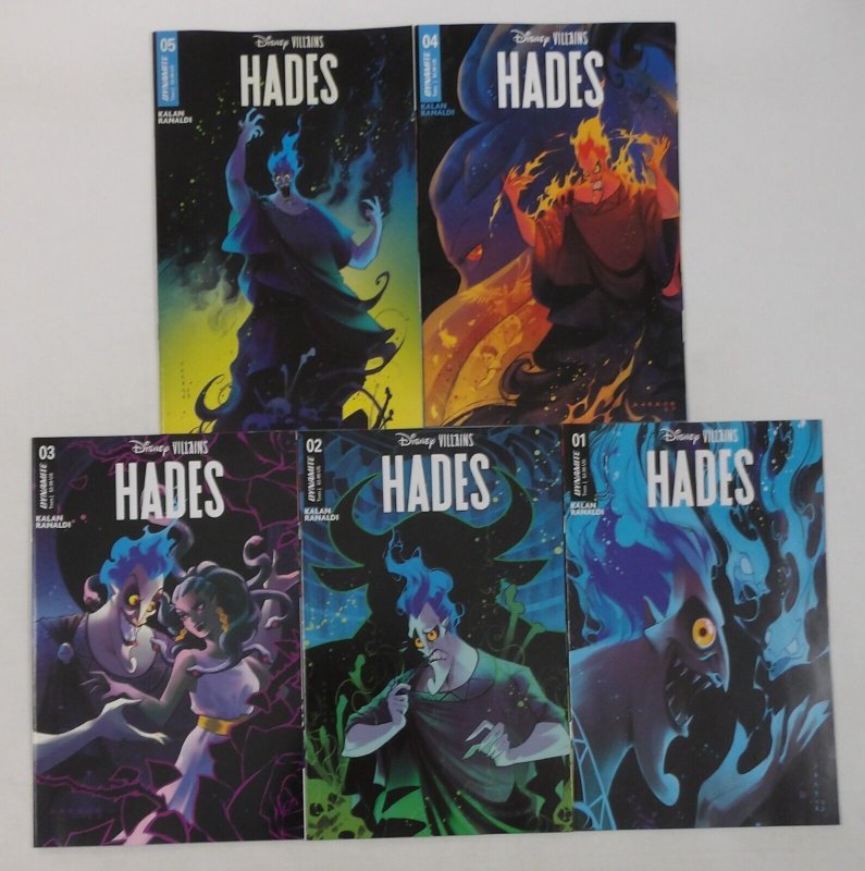 Disney Villains: Hades #1-5 VF/NM complete series - All A Variants ; Dynamite