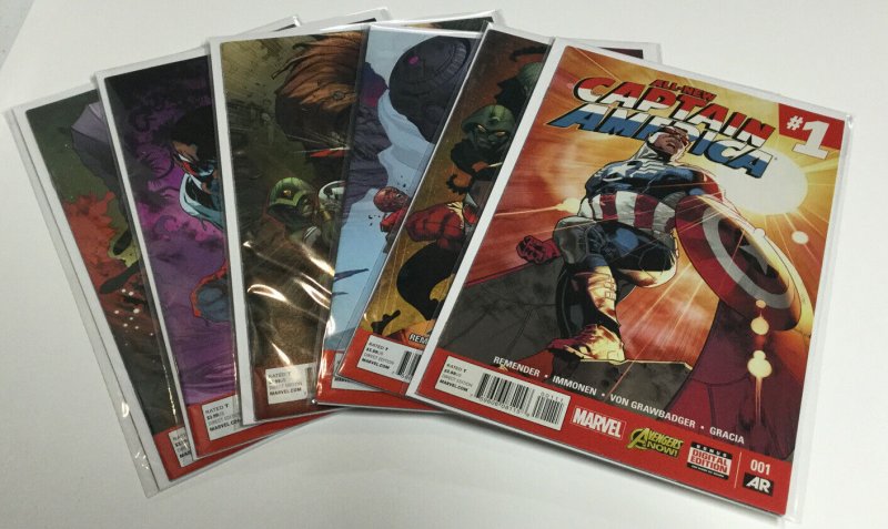 All-New Captain America 1-6 Nm Near Mint Marvel Comics