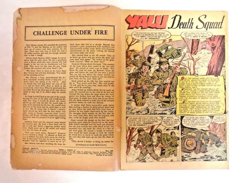 Fightin' Marines #14 Canteen Kate by Baker! 1st Charlton