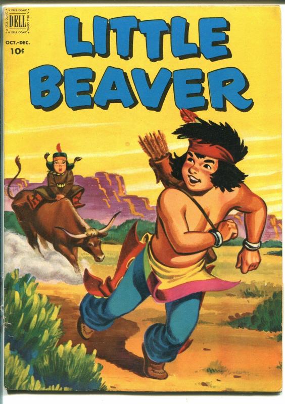 Little Beaver  #7-1952-Dell-Fred Harman-Indians-western art-VG/FN