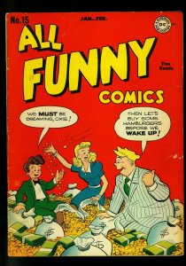 All Funny #15  1947 - DC  -VG+ - Comic Book