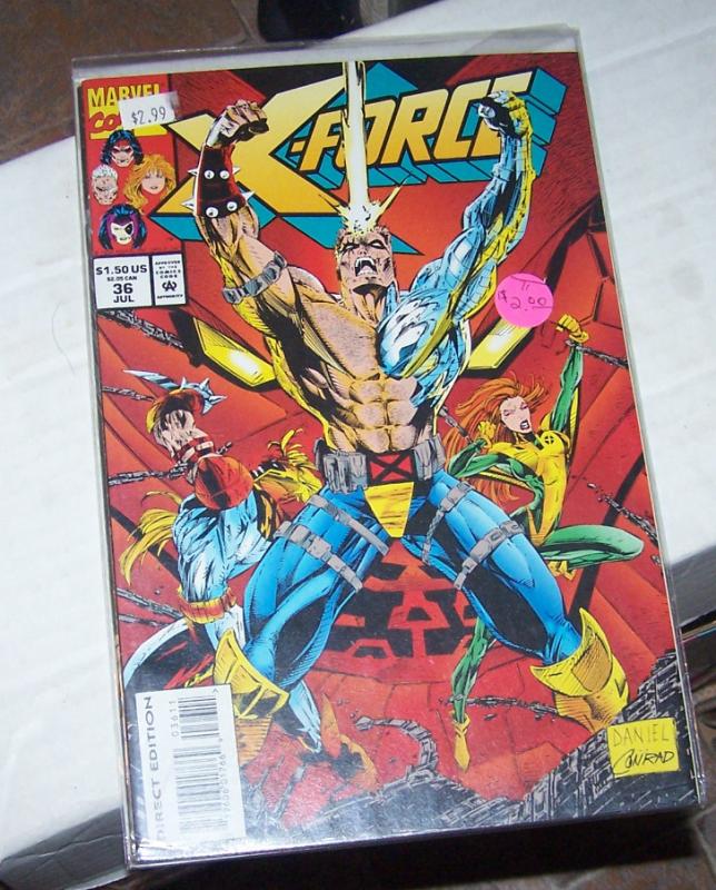 X-Force #36 jul 1994Marvel  CABLE+ domino x men 