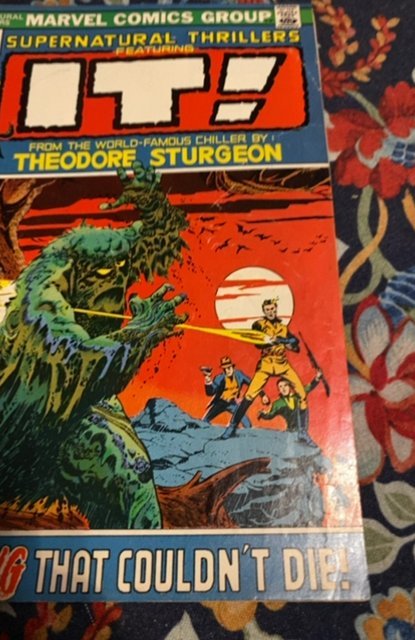 Supernatural Thrillers #1 (1972)the thing couldn't die