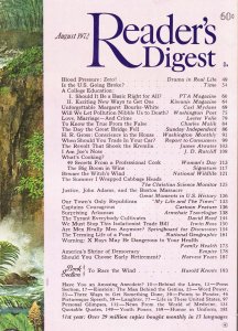 Reader's Digest, The #604 FN ; R.D. | August 1972 John Adams Boston Massacre