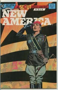 New America #3 of 4 Eclipse Comics January Jan 1988 (VFNM)