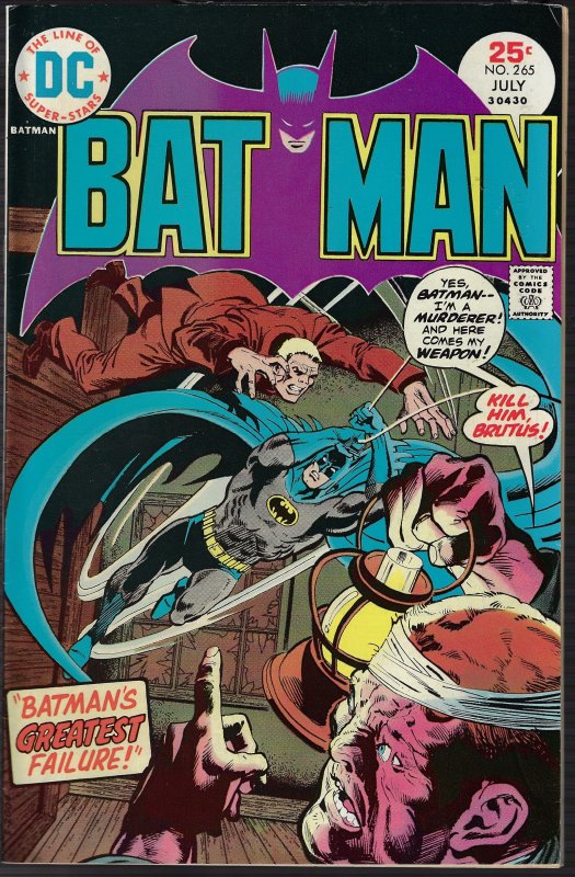 Batman #265 (DC, 1975) VF-