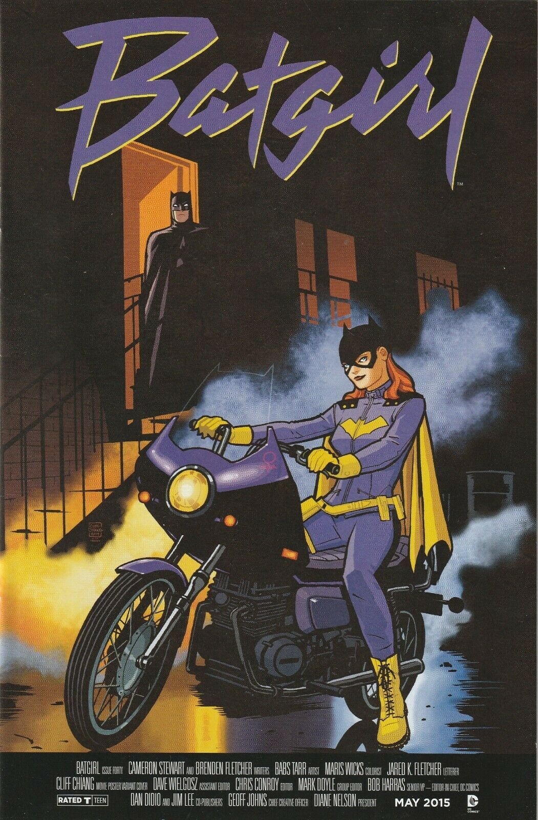 Batgirl 40 Purple Rain Movie Poster Variant NM DC Prince Homage