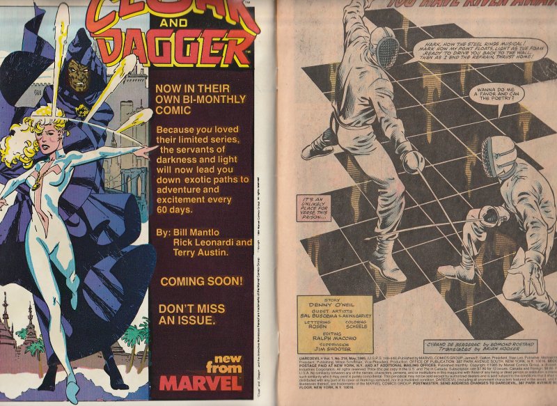 Daredevil(vol. 1)# 218 The Return of the Jester !