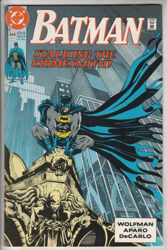 Batman #444 (Feb-90) NM- High-Grade Batman