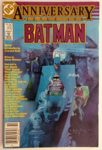 Batman #400 (VF, 1986) NEWSSTAND, Cover by Stenkiewicz, Intro by S. King