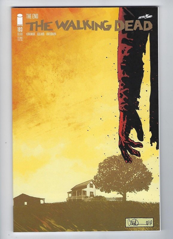 The Walking Dead #193 (2019) THE END! 2nd Print Final Issue Farmhouse Scene  NM