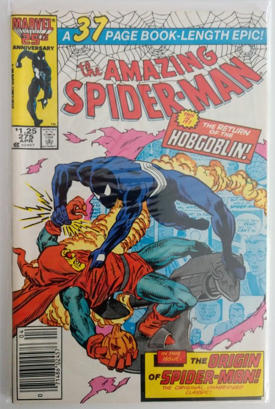 The Amazing Spider-Man #275 Newsstand (NM-)(1986)