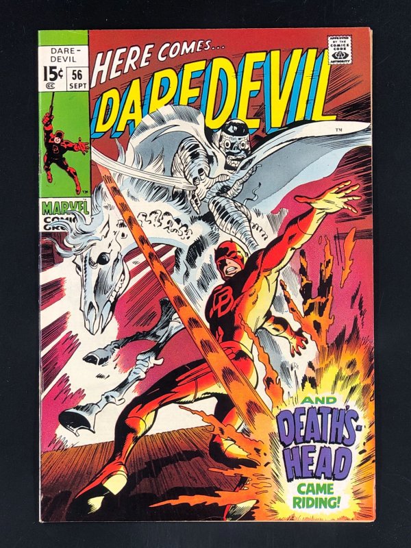 Daredevil #56 (1969) 1st Appearance of Death's Head, Paxton Page