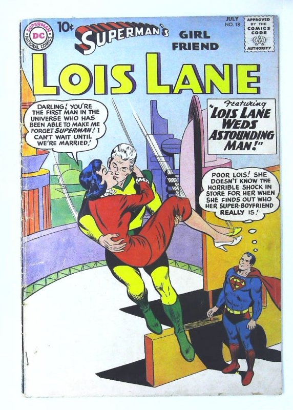 Superman's Girl Friend Lois Lane #18, Good+ (Actual scan)