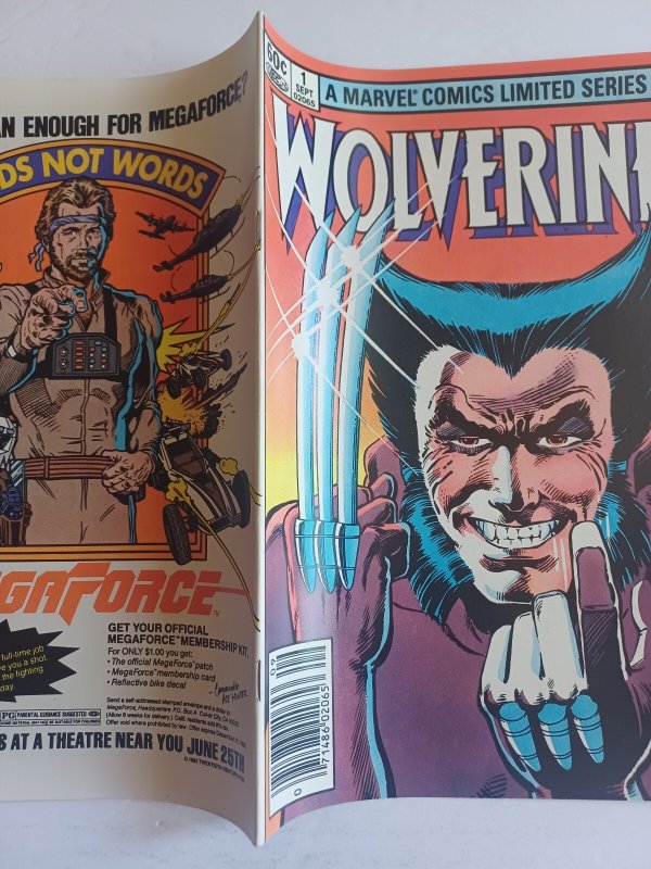 Wolverine #1 newsstand - Limited Series - KEY - Frank Miller - 1982 -NM