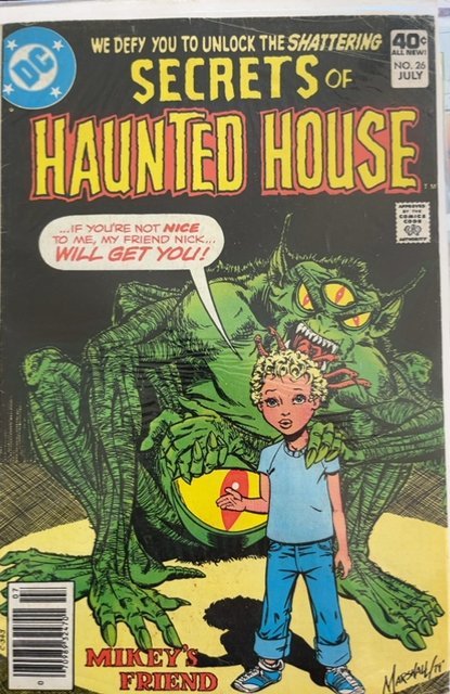 Secrets of Haunted House #26 (1980) Destiny 