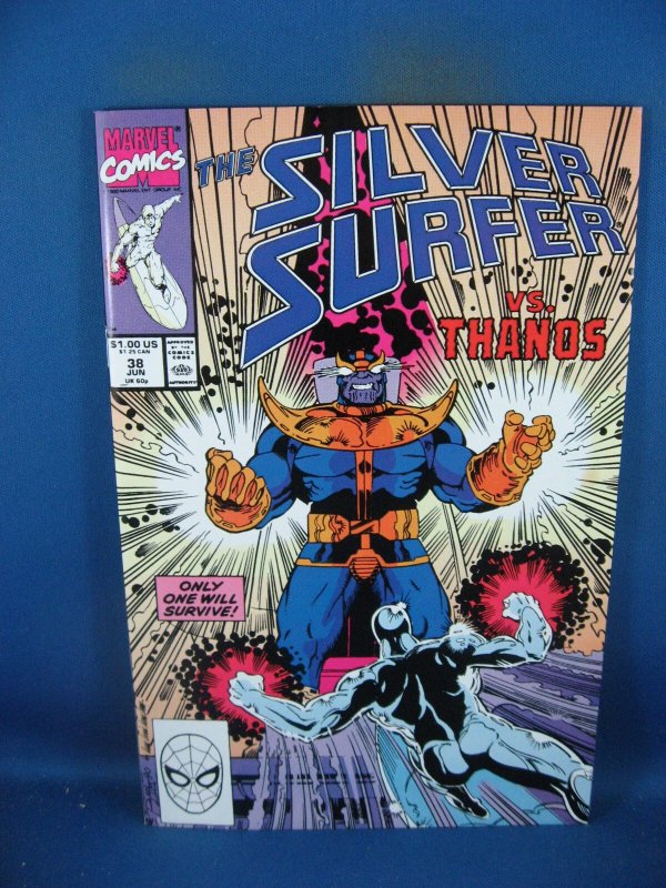 SILVER SURFER 38 NM THANOS  MARVEL 1990