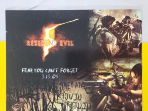 Resident Evil #1 2009 Wildstorm Video Game Art Cover