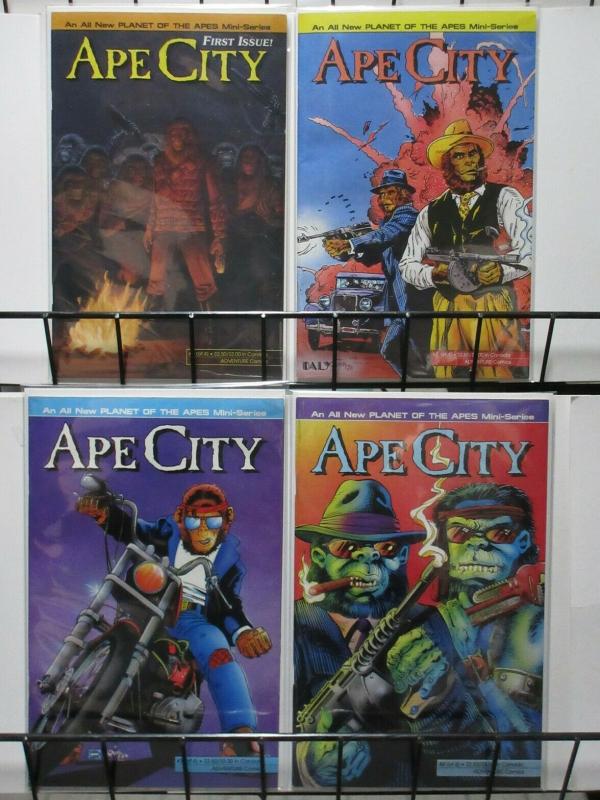 APE CITY (1990 AD) 1-4 Planet of the Apes/ akien Nation