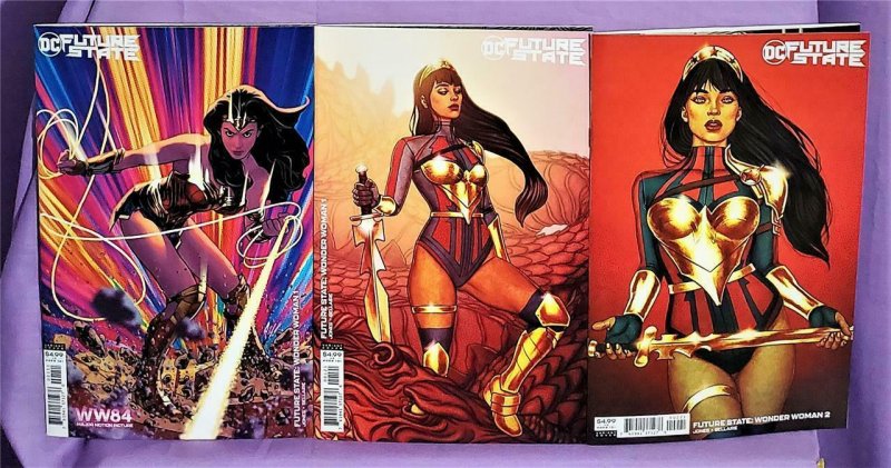 DC Future State WONDER WOMAN #1 - 2 Jenny Frison Variant Covers (DC, 2021)! 