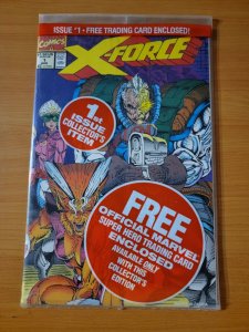X-Force #1 Seal /w Deadpool Rookie ~ NEAR MINT NM ~ 1991 Marvel Comics