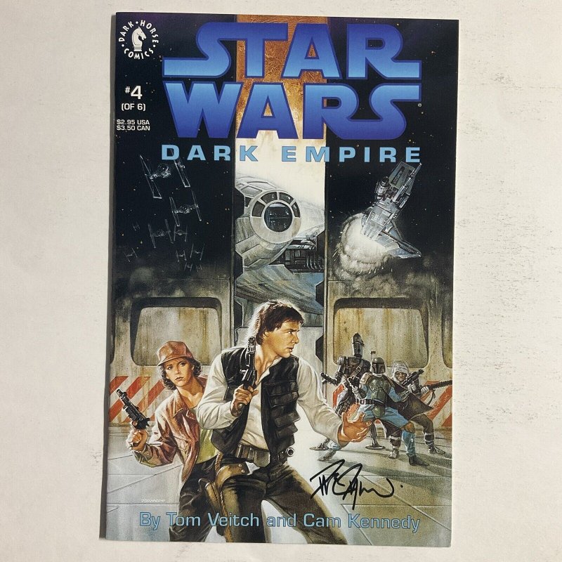 Star Wars Dark Empire 4 Of 6 1992 Dark Horse Signed by Dave Dorman NM near mint