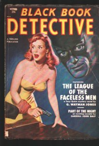 Black Book Detective-Winter 1951-Black Bat story-Hero pulp-Carroll John Daly-...