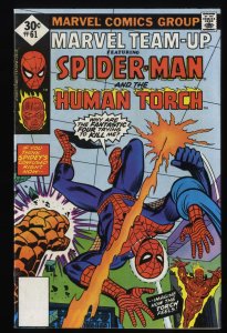 Marvel Team-up #61 FN- 5.5 Spider-Man Human Torch!