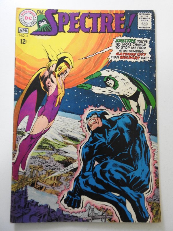 The Spectre #3 (1968) VG Condition centerfold detached bottom staple