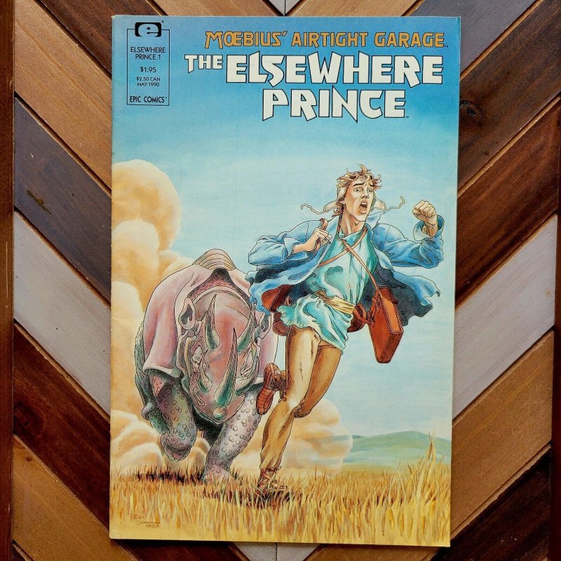 The ELSEWHERE PRINCE #1 (Marvel/Epic 1990) Higher Grade. MOEBIUS story and art