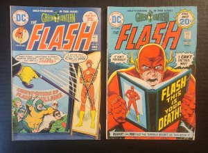 The Flash Lot Of 2 Comics..# 227  Flash Reads Death & 231 Covention Of Villians