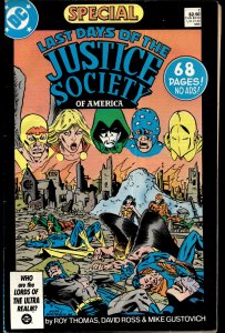 Last Days of the Justice Society Special (1986) Justice Society of America