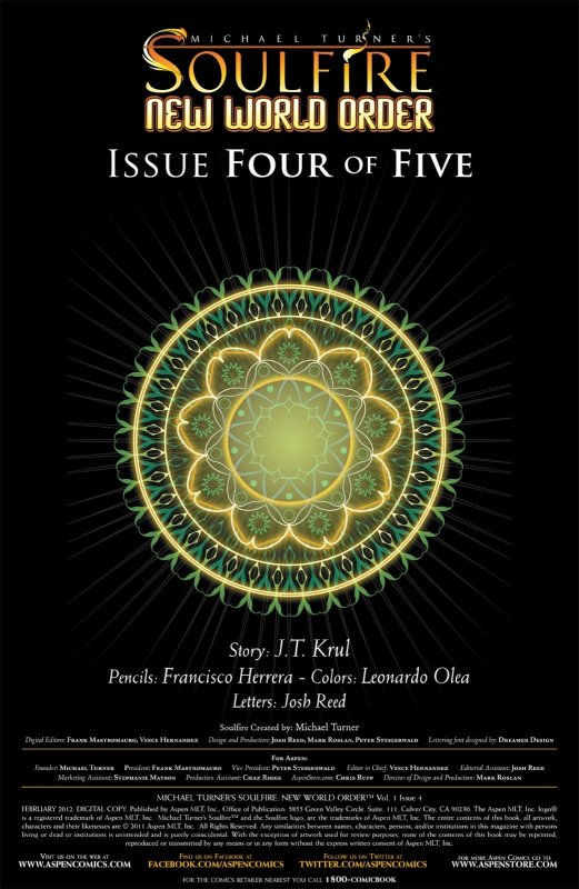 SOULFIRE: NEW WORLD ORDER #04 (2009) PETER STEIGERWALD | TRADE DRESS B