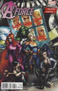 A-Force (2nd Series) #5B VF/NM ; Marvel | Story Thus Far variant